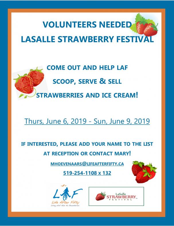 Lasalle Strawberry Festival!